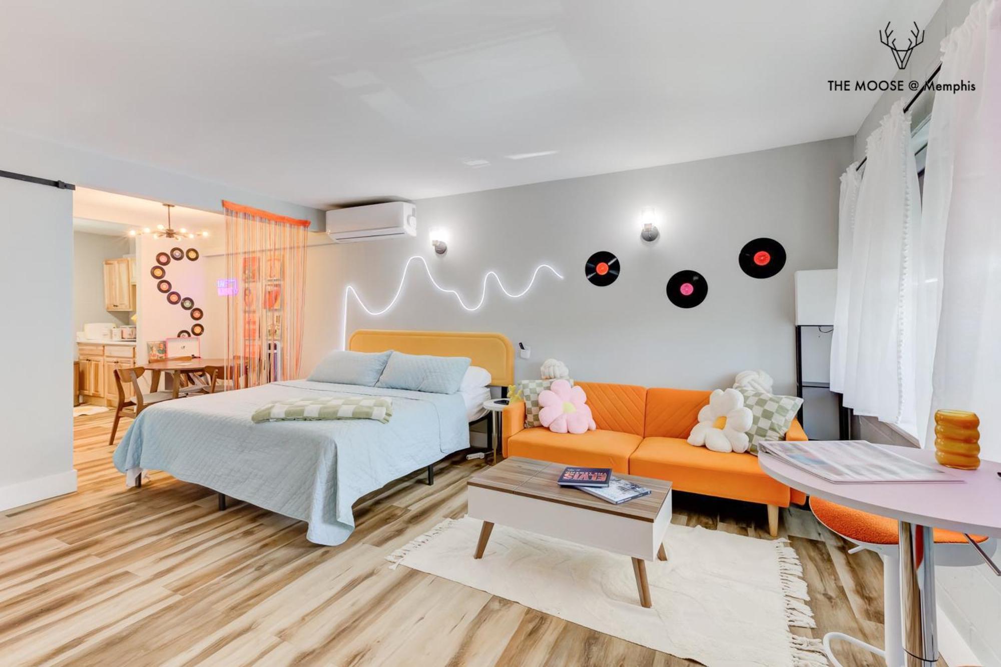 The Moose #10 - Stylish Loft With King Bed, Free Parking & Wi-Fi Lejlighed Memphis Eksteriør billede