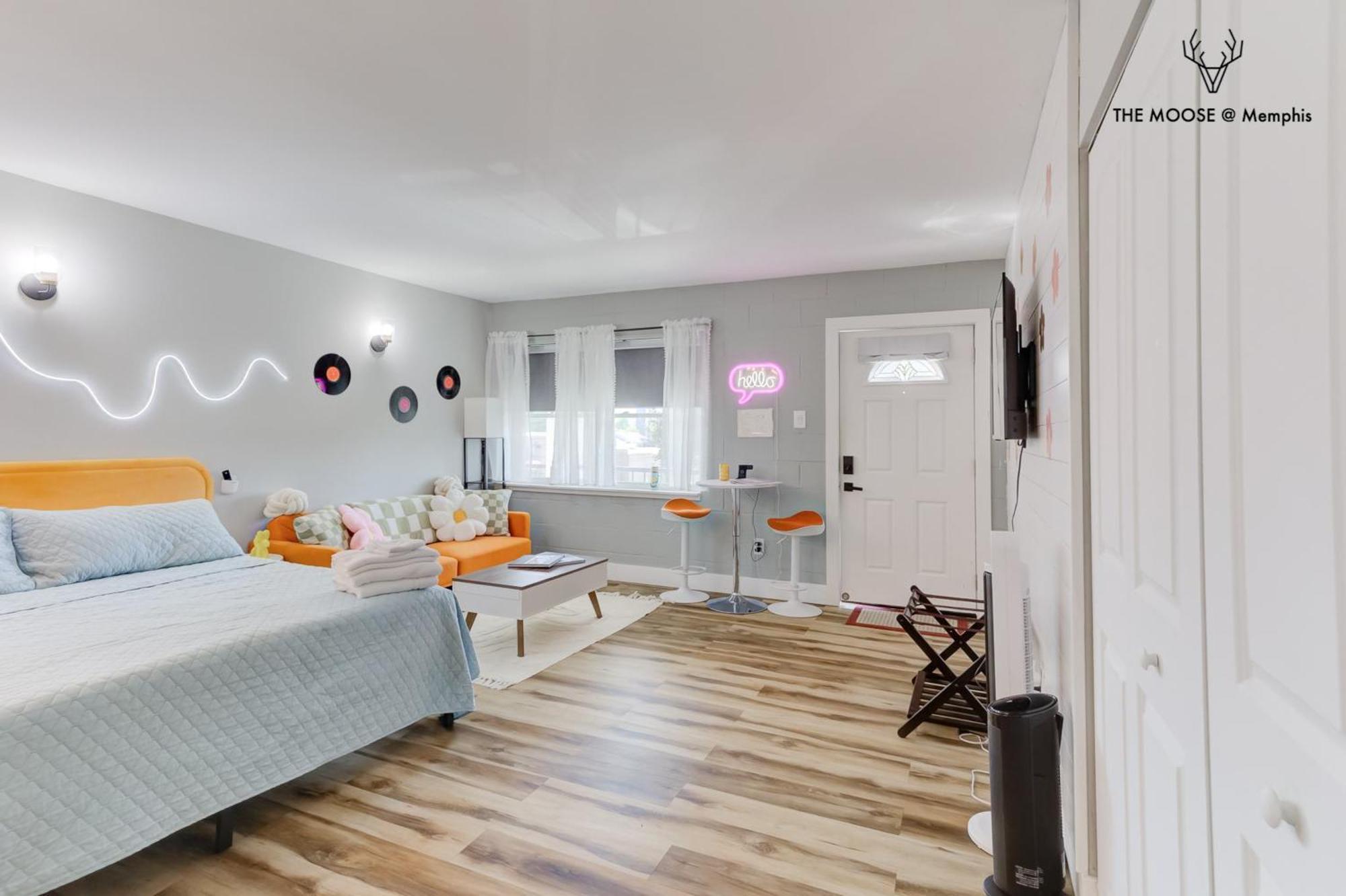 The Moose #10 - Stylish Loft With King Bed, Free Parking & Wi-Fi Lejlighed Memphis Eksteriør billede