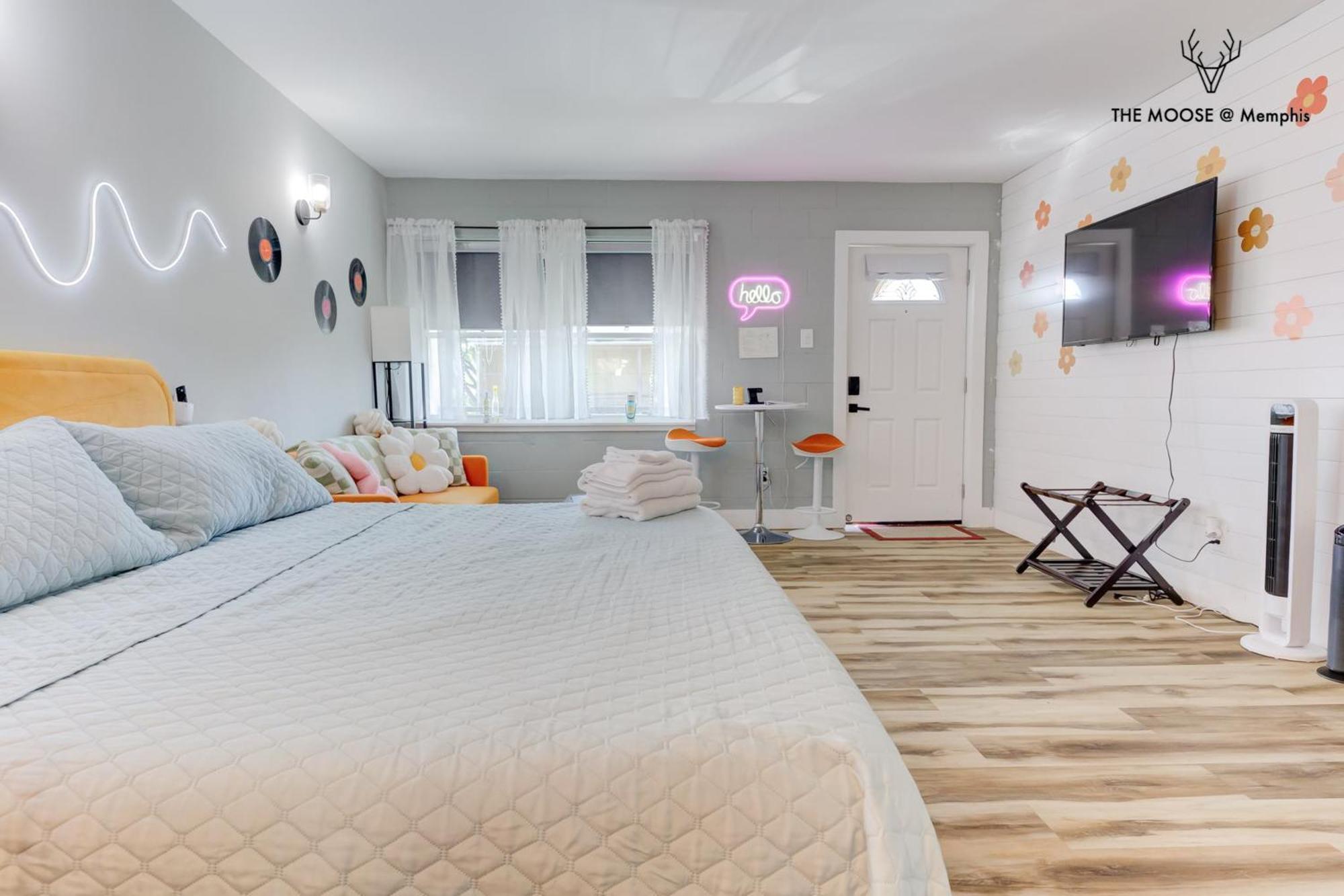 The Moose #10 - Stylish Loft With King Bed, Free Parking & Wi-Fi Lejlighed Memphis Eksteriør billede