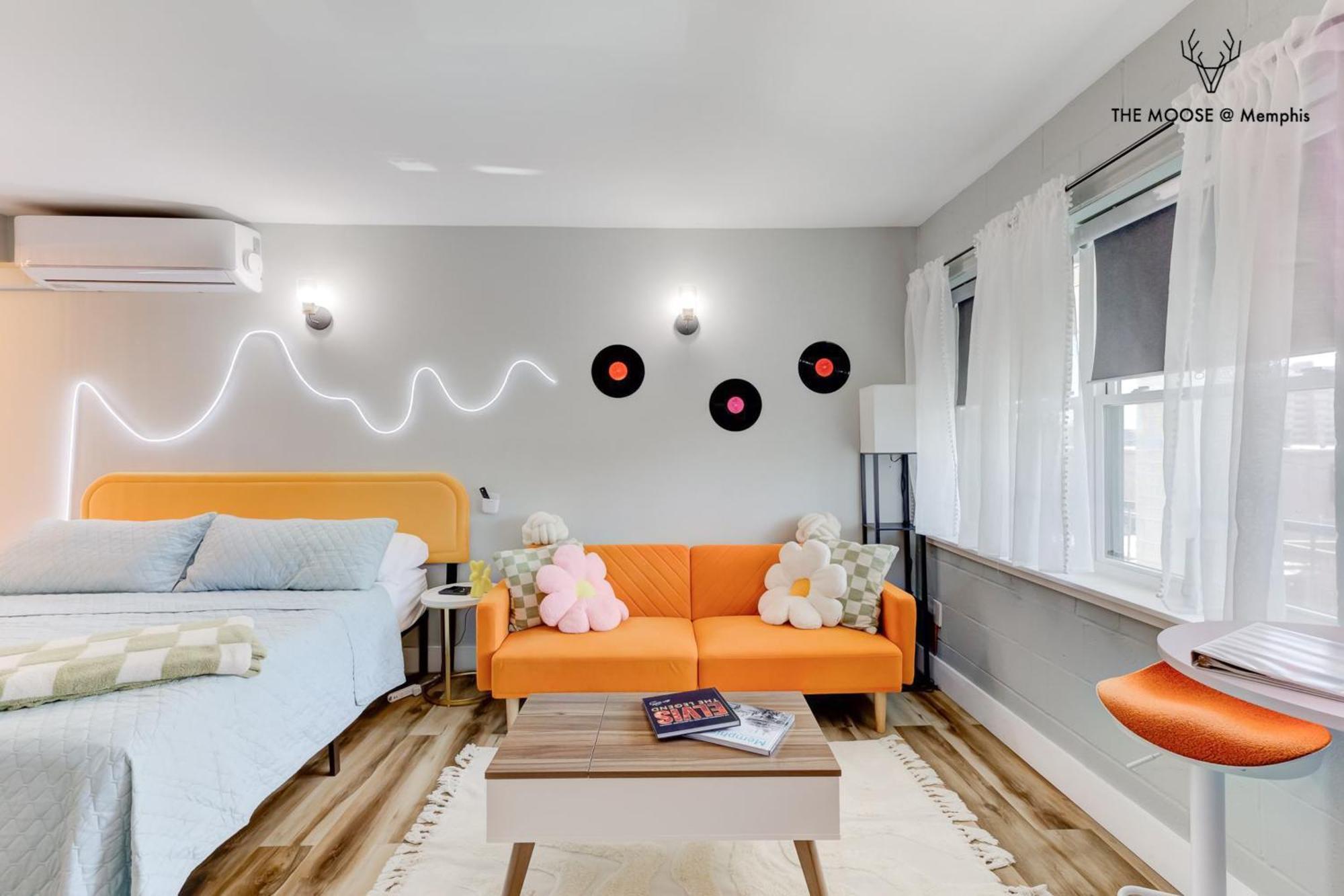 The Moose #10 - Stylish Loft With King Bed, Free Parking & Wi-Fi Lejlighed Memphis Eksteriør billede